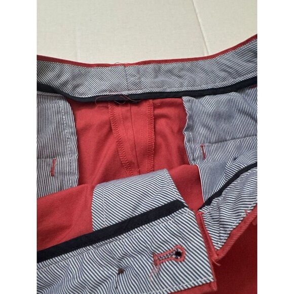 Brooks Brothers Pants Men 36 X 29.5 Coral Clark Fit Chino Stretch Flat Front - Picture 5 of 10